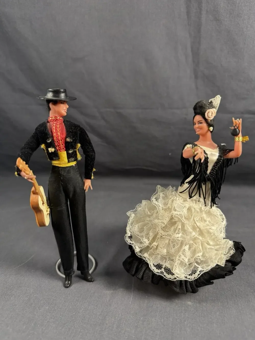 MARIN CHICLANA Male/Female Vintage 1960s Genuine Spanish Flamenco Dancer Dolls